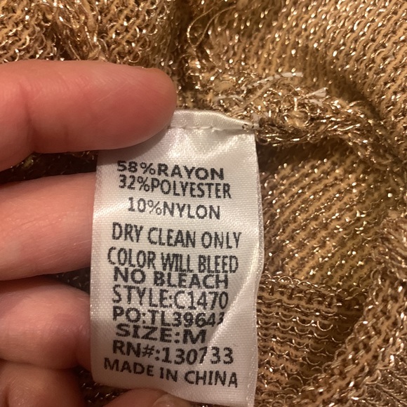 NWT Gorgeous Boutique Tank Size M - Picture 4 of 4